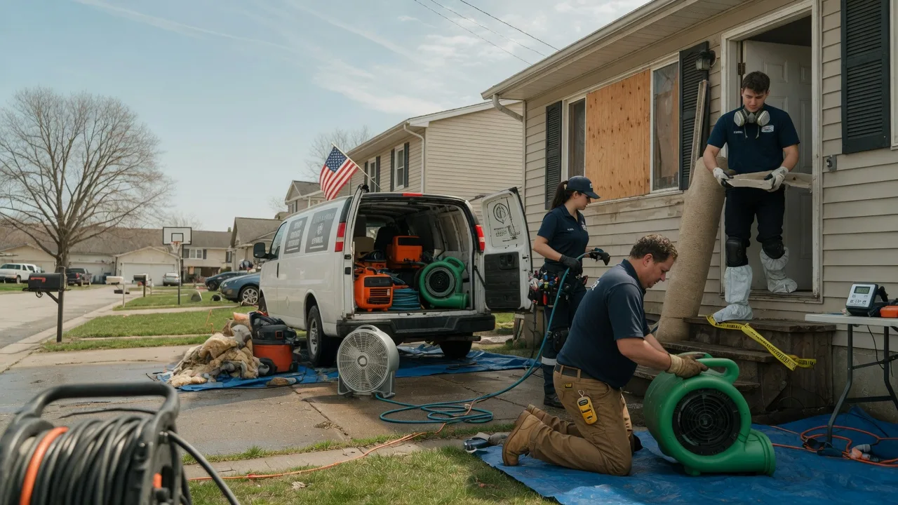 Water Damage Restoration in Greens Fork, IN near me